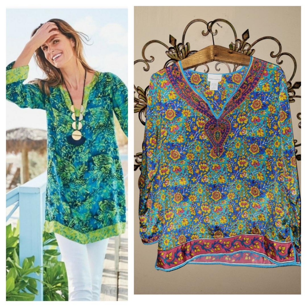 Soft Surroundings Split Neck Tunic